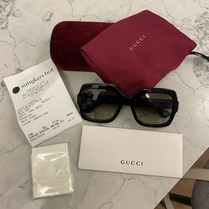 Gucci oversized square sunglasses (Authentic)